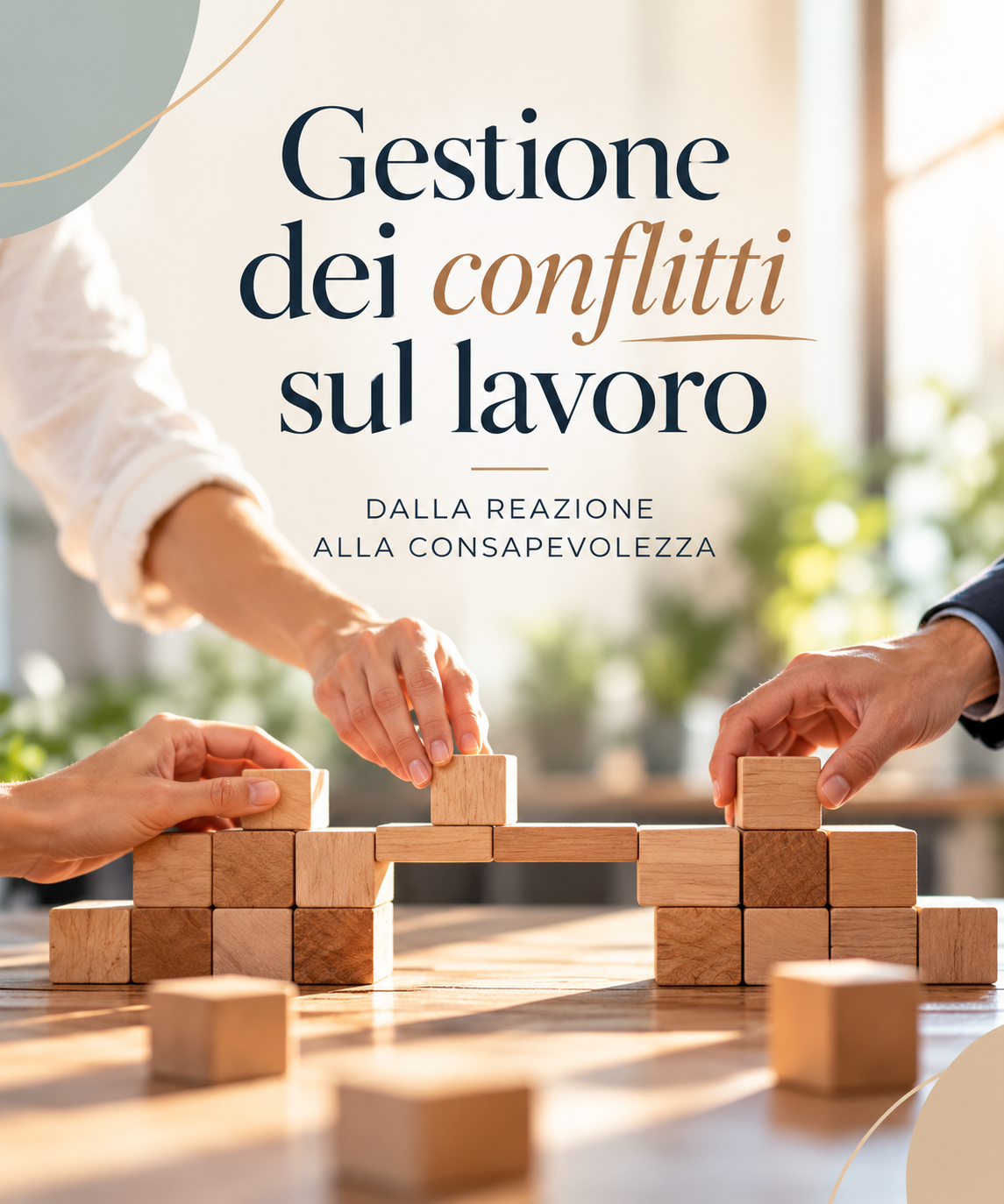 Confronto tra colleghi per la gestione dei conflitti sul lavoro